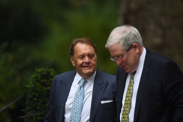 Sir John Hayes, left, and Conservative MP Patrick McLoughlin