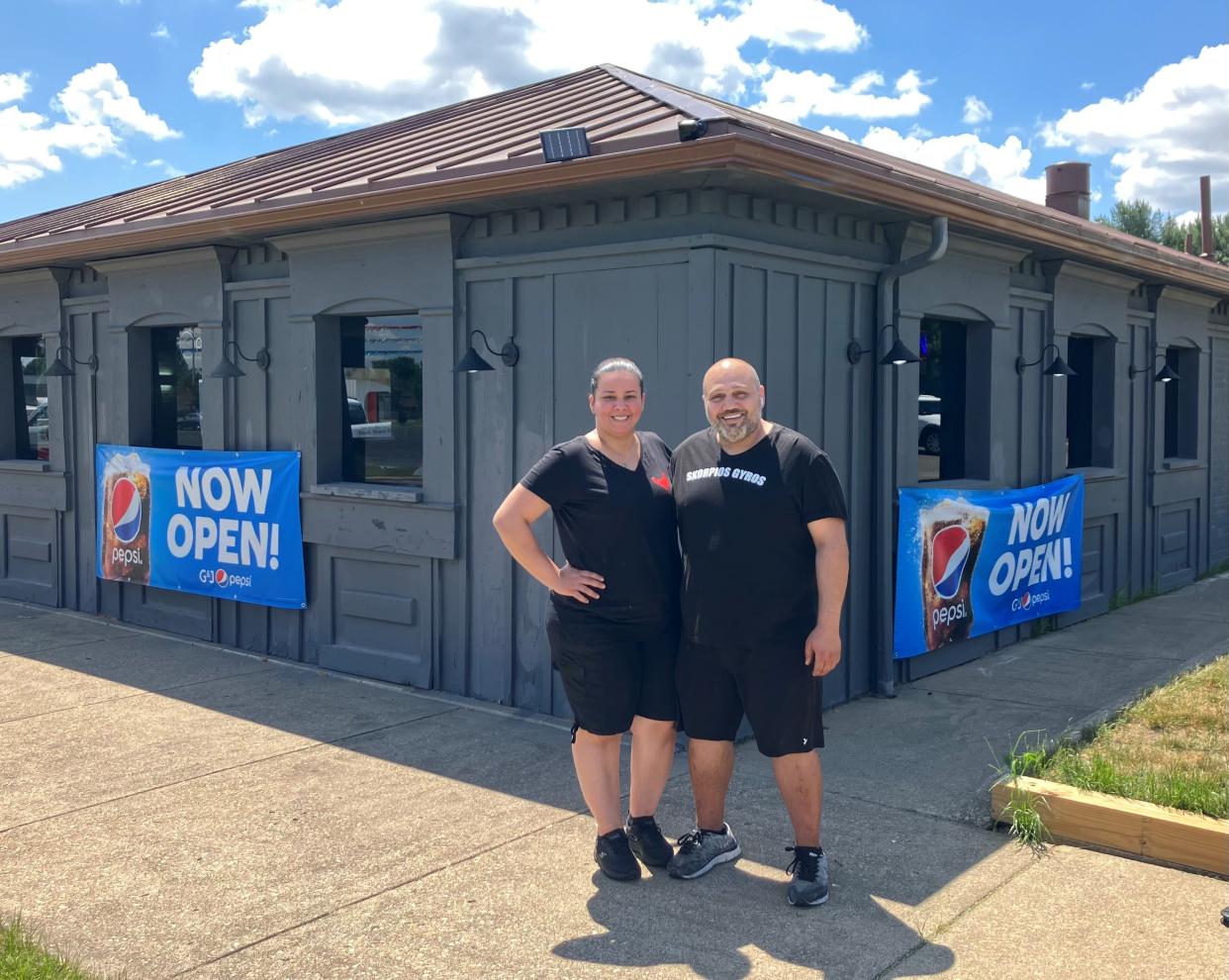 Alaa Babieh and Farah Hussein, owners of Skorpios Gyros, have opened Al's Chicken Lab in the former Pizza Hut building on North 21st Street in Newark.