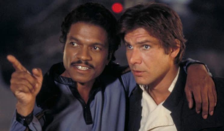 Lando Calrissian and Han Solo - Credit: Lucasfilm