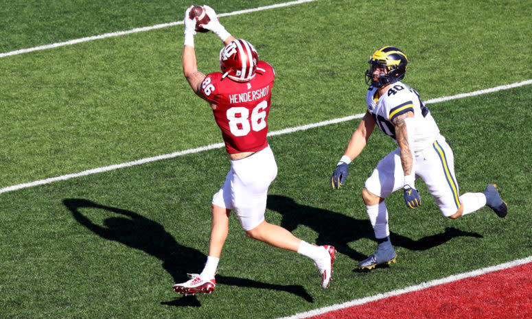 Ben Vansumeren makes a tackle.