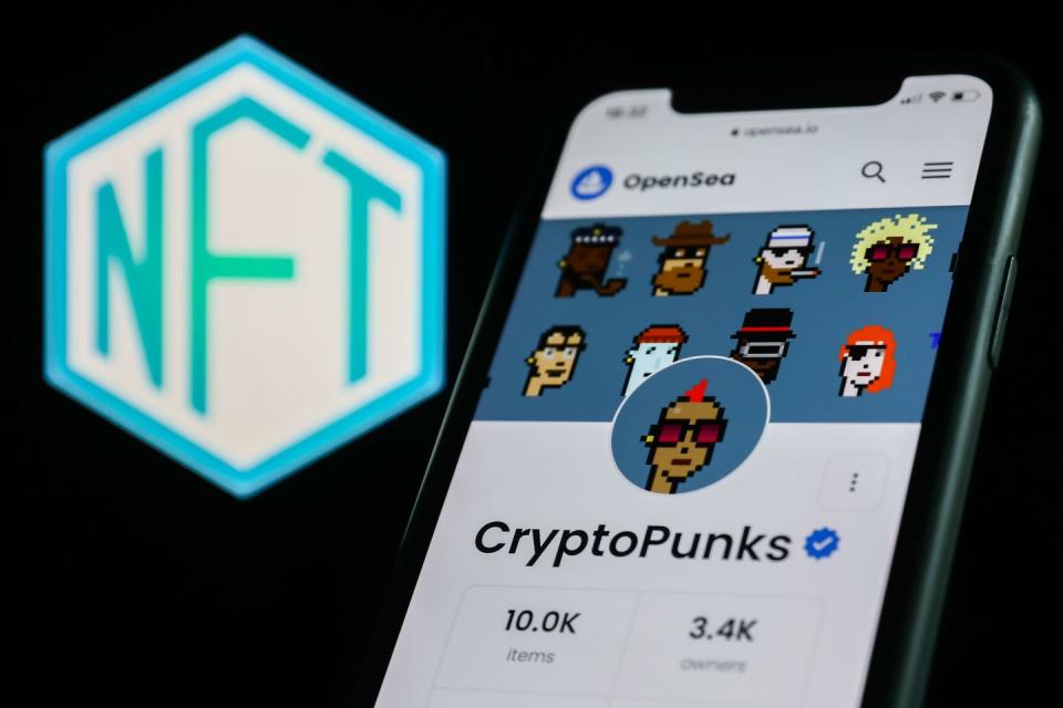 nft and cryptocurrencies photo illustrations