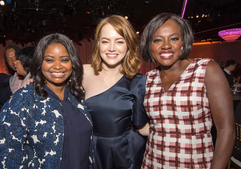 OCTAVIA SPENCER, EMMA STONE & VIOLA DAVIS 