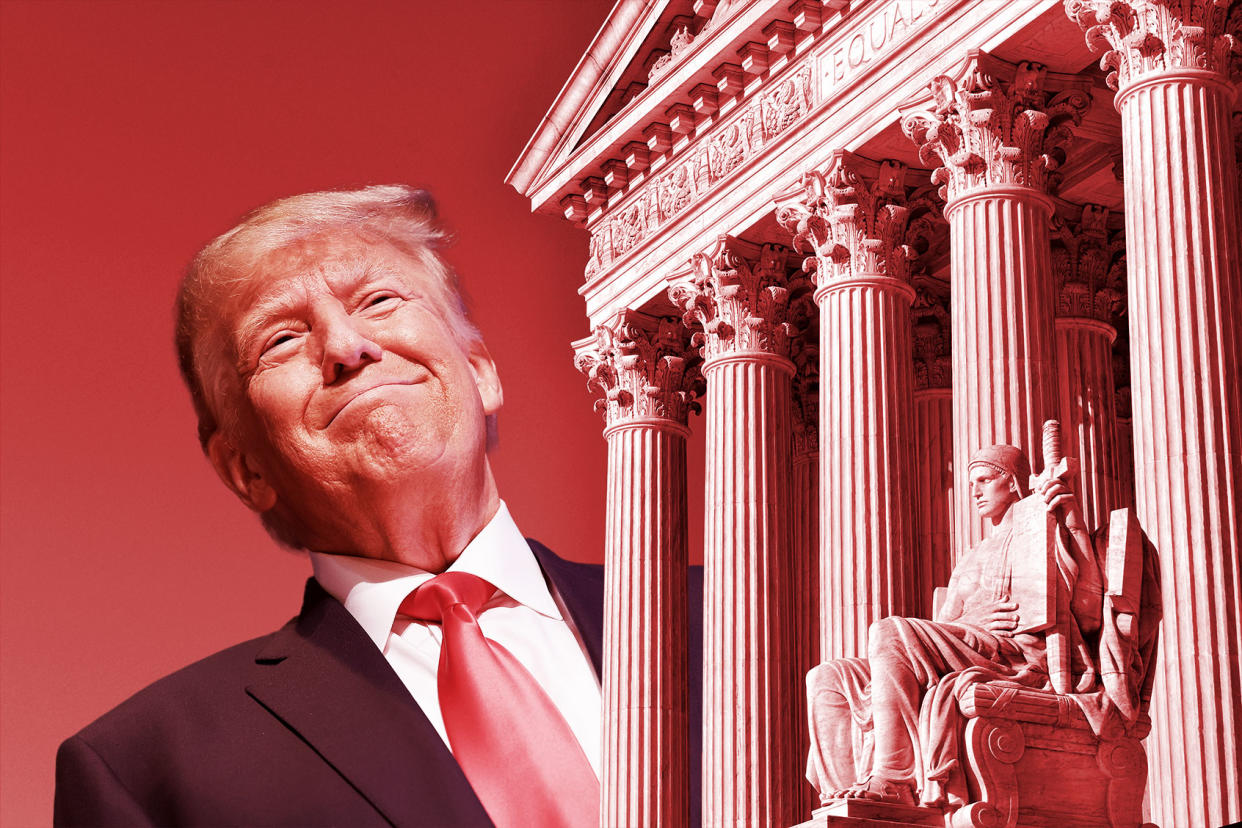 Donald Trump; Supreme Court Photo illustration by Salon/Getty Images