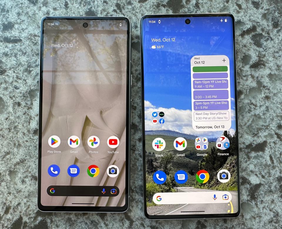 The Pixel 7 and Pixel 7 Pro offer a great Android experience and improved camera capabilities. (Image: Howley)