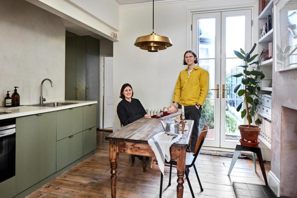 Will and Lena Gottelier renovated their one-bed flat on a shoestring (Juliet Murphy)