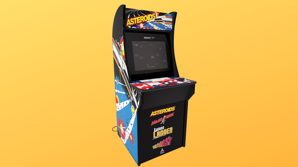 Go old school with this Asteroids arcade cabinet. (Photo: Walmart/Yahoo Lifestyle)