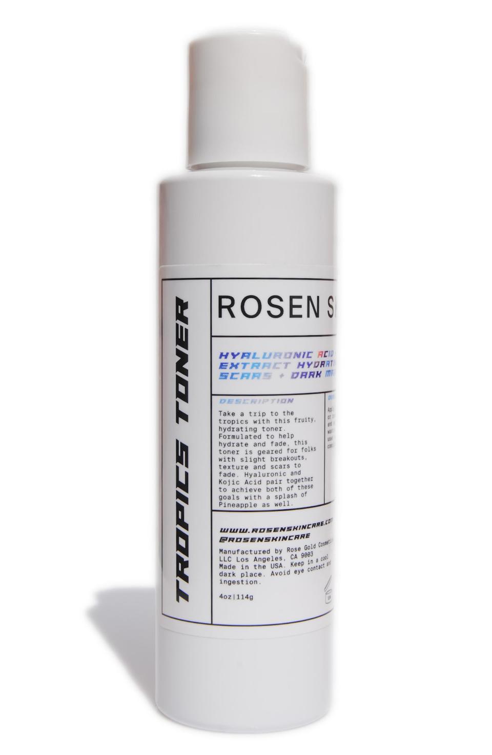 5) Rosen Skincare Tropics Toner