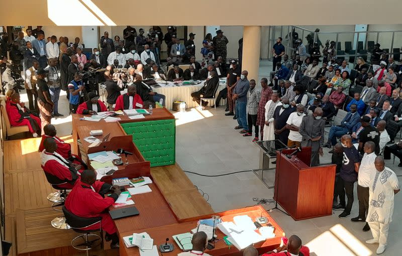 The trial of men accused for 2009 Conakry.s stadium massacre of pro-democracy protesters start in Guinea