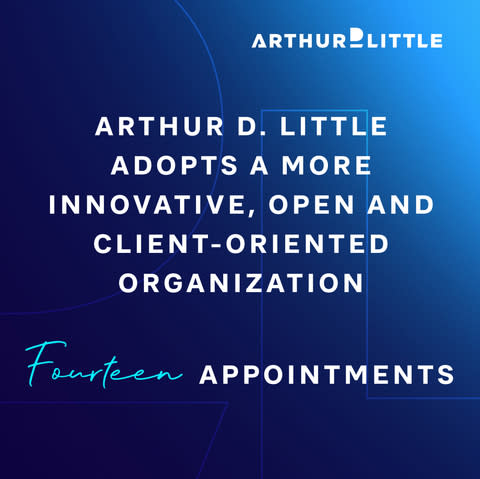 Arthur D. Little has announced a series of organizational changes as the company continues to evolve and strengthen its services and leadership team, and accelerate its ambitious development plan.  (Graphic: Business Wire)