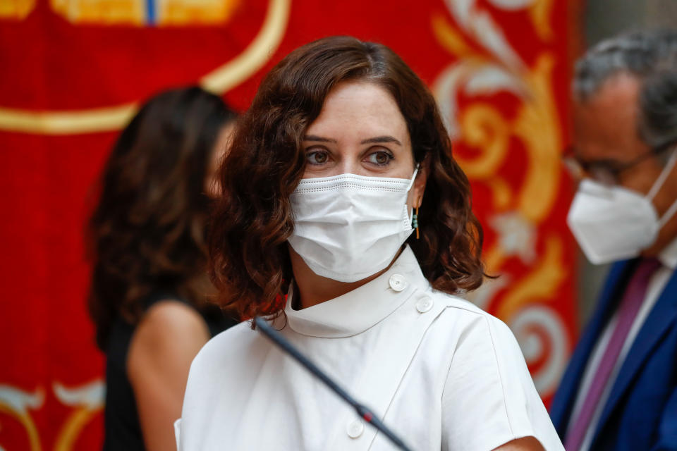 Isabel Díaz Ayuso ha asegurado en una entrevista en RNE que lo que sucede en Madrid con el avance del coronavirus es lo mismo que en el resto de capitales europeas. Los datos dicen que no. (Foto: Europa Press News/Europa Press via Getty Images)