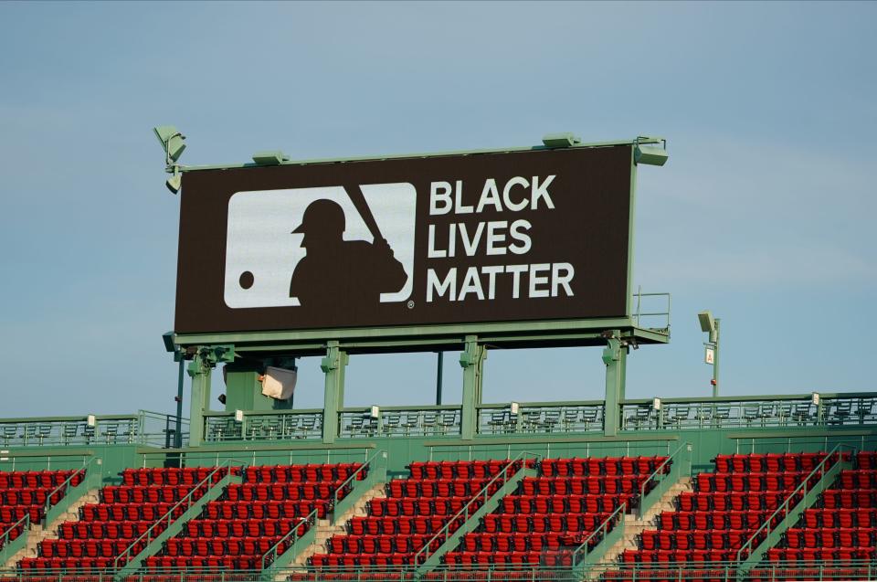 Major League Baseball expressed public support for Black Lives Matter in 2020.