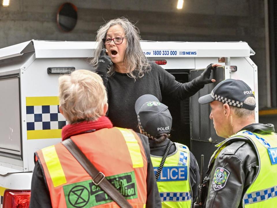 Extinction Rebellion Protestors