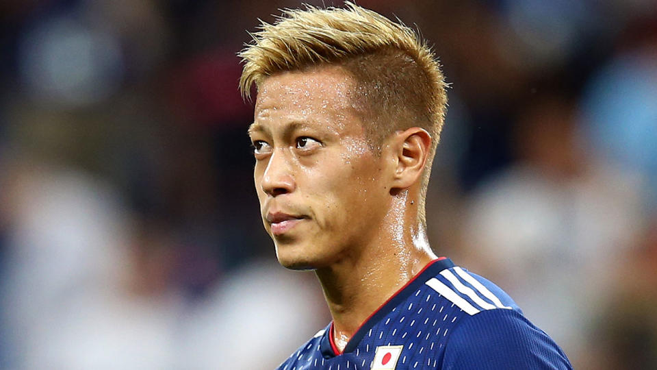 Keisuke Honda has been unveiled as the General Manager of the Cambodia national team. Pic: Getty