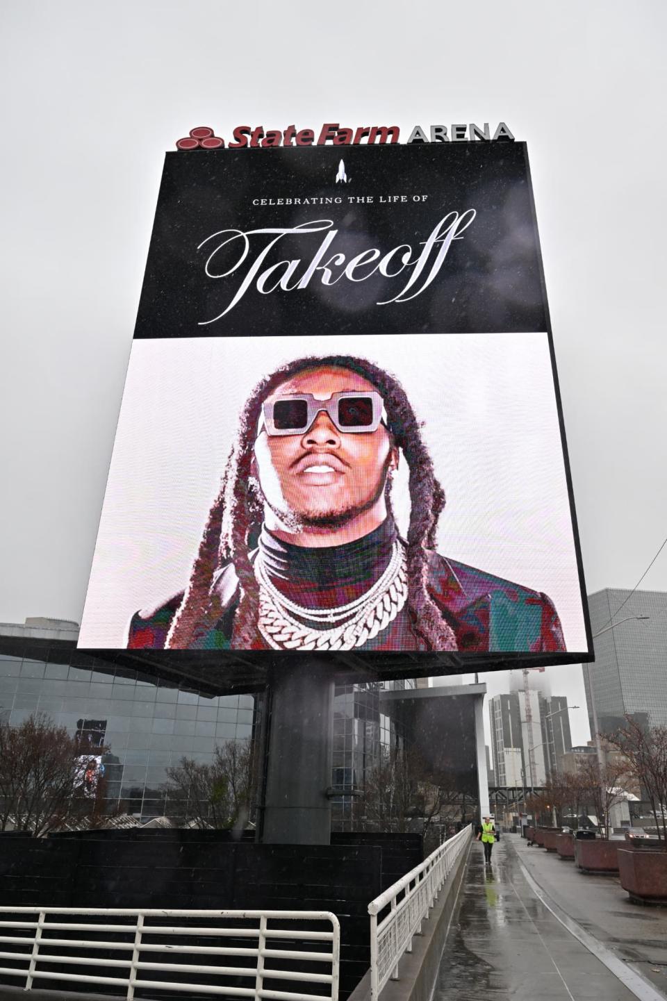 Les funérailles du rappeur Takeoff, le 11 novembre 2022 à Atlanta. - Derek White -Getty Images North America - AFP