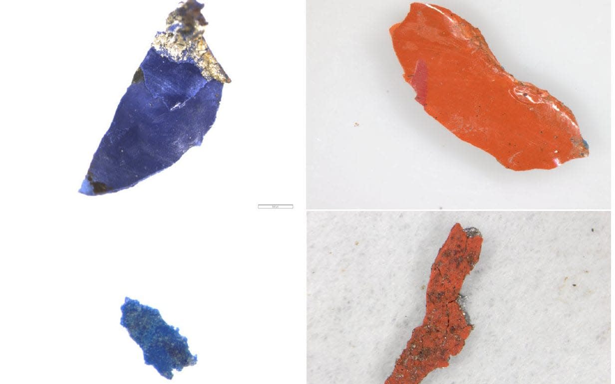 Ship paint fragments were found to make up most of the samples the scientists found - SWNS