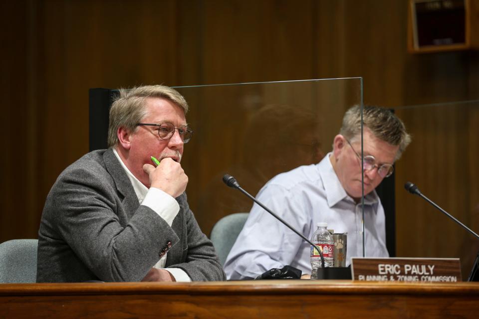 Springfield Planning & Zoning Commission member Eric Pauly speaks during a Planning & Zoning Commission meeting at Historic City Hall on Thursday, Nov. 17, 2022.