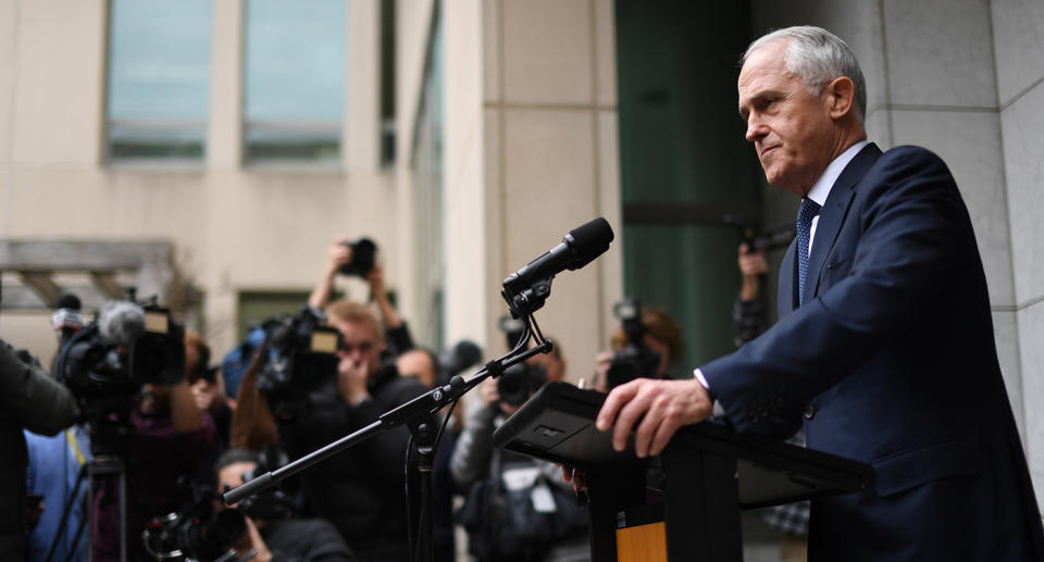 Prime Minister Malcolm Turnbull says he won't stand for the Liberal leadership again if an expected party room meeting on Friday agrees to spill the leadership.