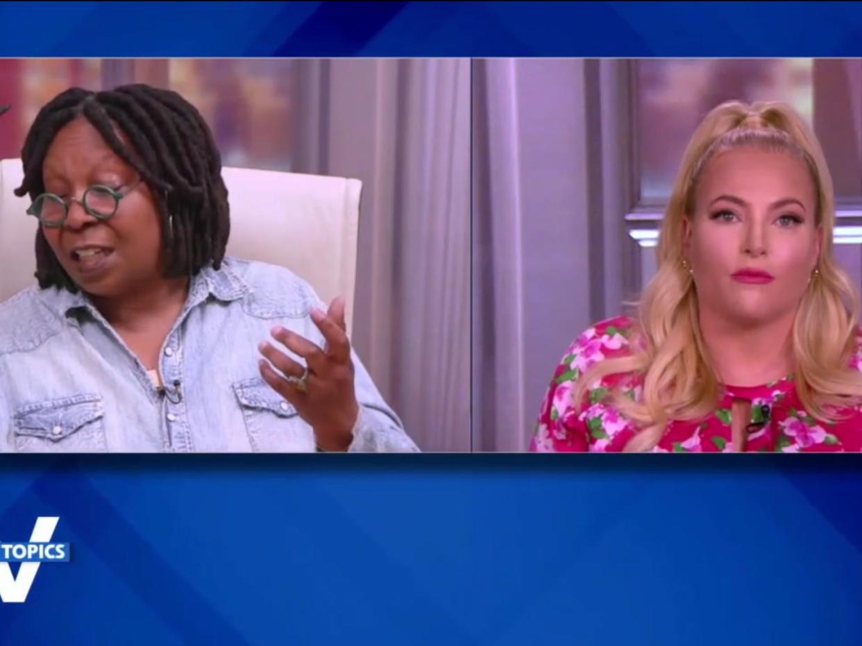 <p>Co-hosts of The View, Whoopi Goldberg and Meghan McCain</p> (ABC/The View)