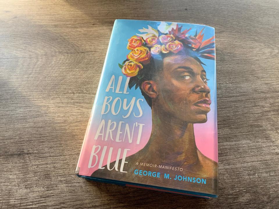 The book, "All Boys Aren't Blue: A Memoir-Manifesto," tells the story of its author, George M. Johnson, growing up Black and queer in America.