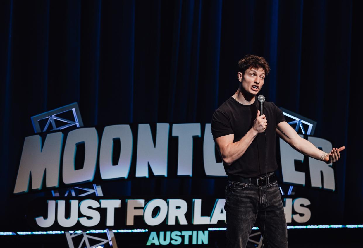 Matt Rife performs April 19 at the Stateside theater during the Moontower Just for Laughs comedy festival.