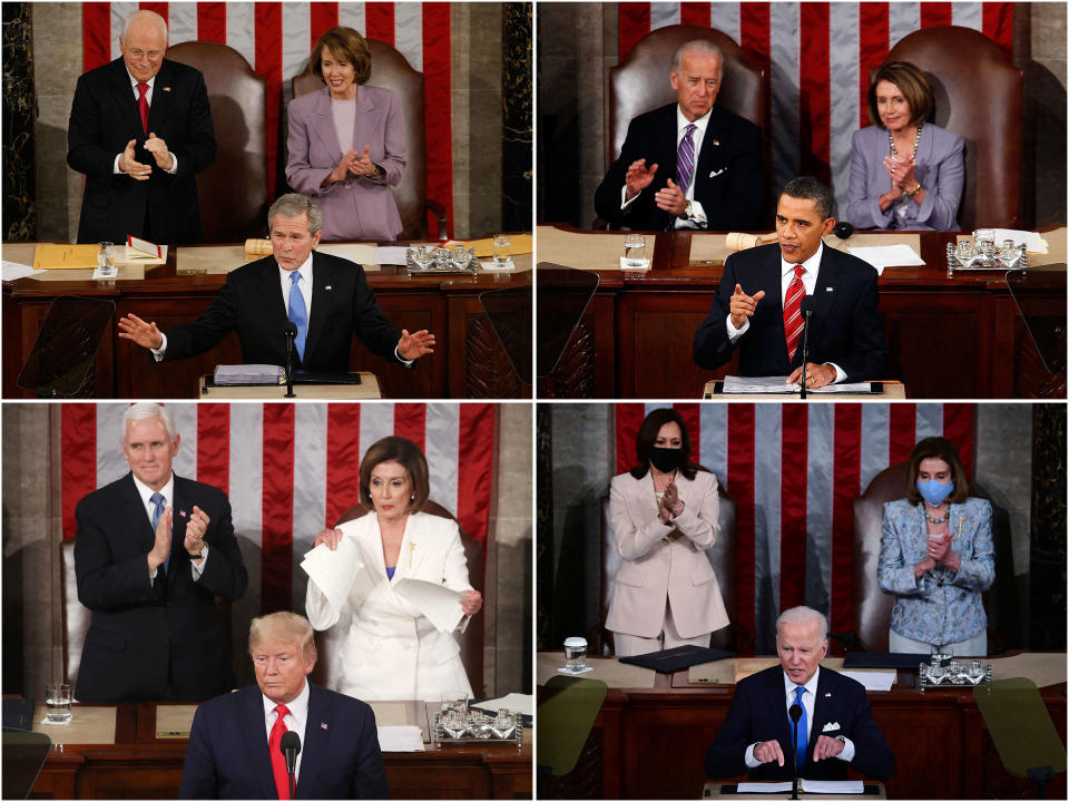 <span class="copyright">Mark Wilson—Getty Images (2); Chip Somodevilla—Getty Images; Jim Watson—Pool/AFP/Getty Images</span>