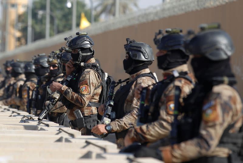 Protests at the U.S. Embassy in Baghdad