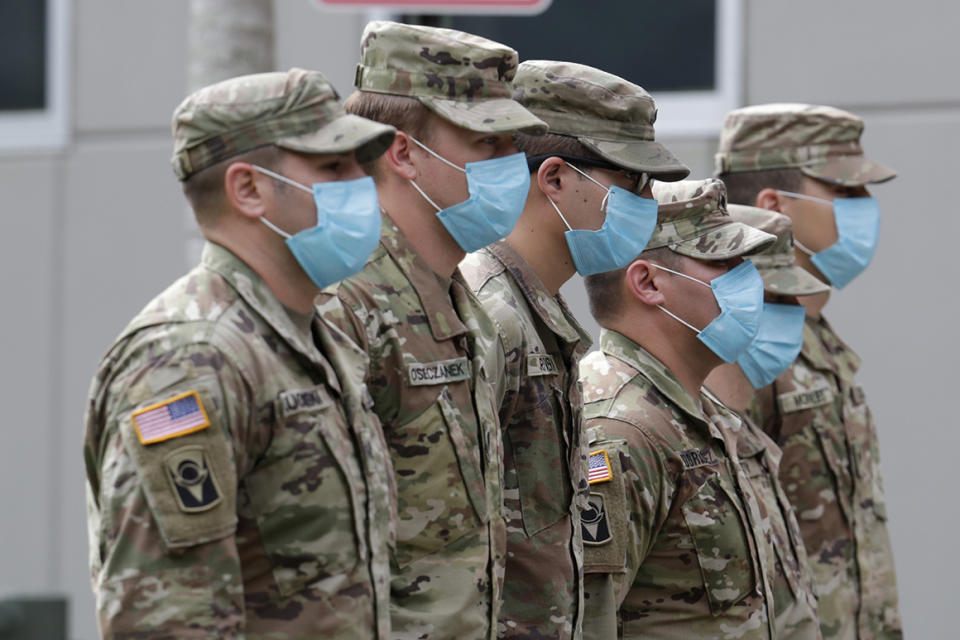 Members of the Florida National Guard.