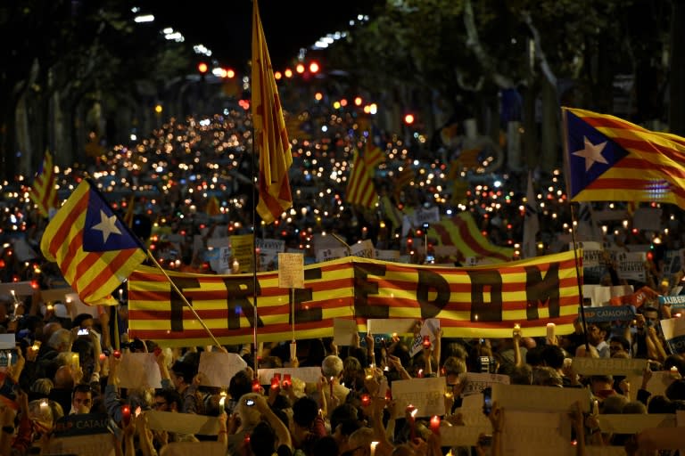 Catalonia's independence drive has sparked mass street protests