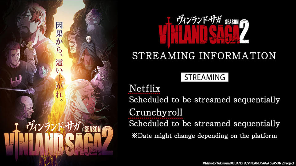 Crunchyroll y Netflix se quedan con Vinland Saga