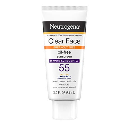 Neutrogena Clear Face Liquid Lotion Sunscreen SPF 55 (Walmart / Walmart)