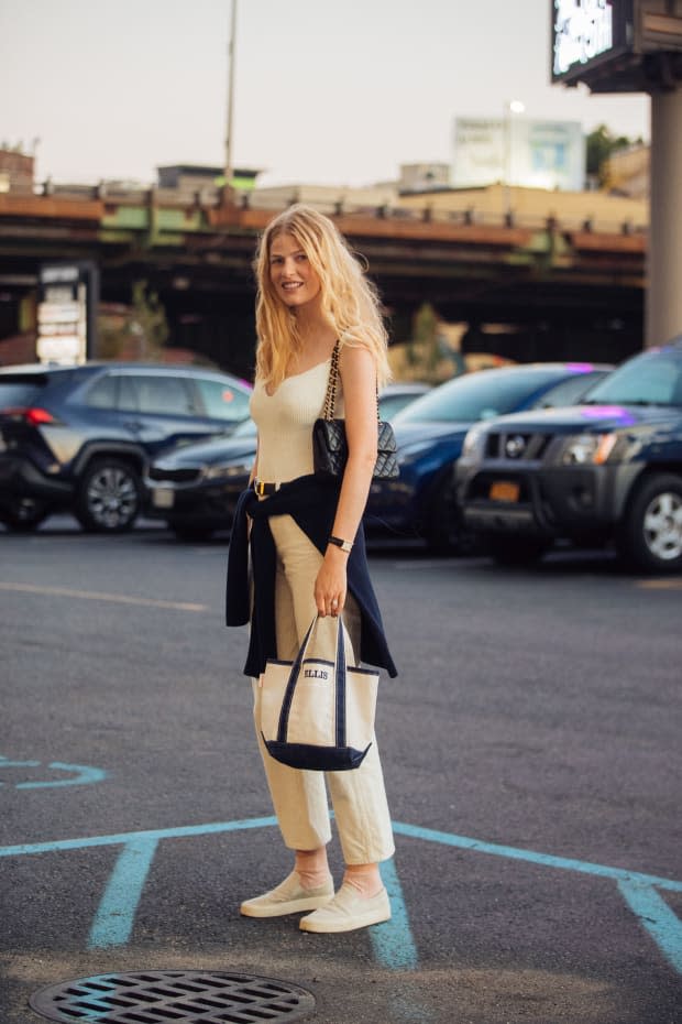 On the streets of New York Fashion Week Spring 2022<p>Photo by Melodie Jeng/Getty Images</p>