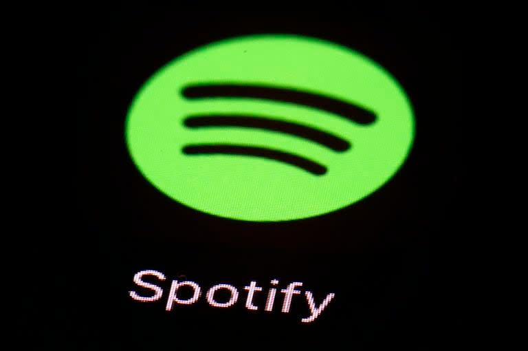 La app de Spotify en un iPad