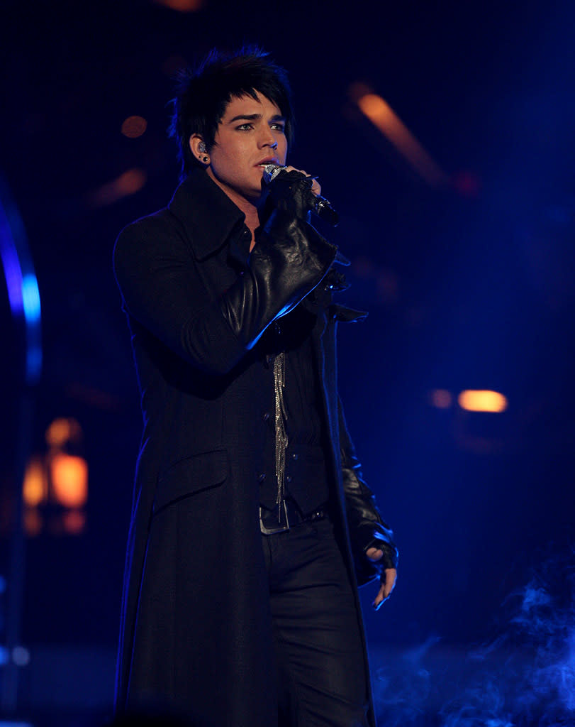 Adam Lambert performs "Mad World" by Tears for Fears (Contestant's Favorite) on "American Idol."