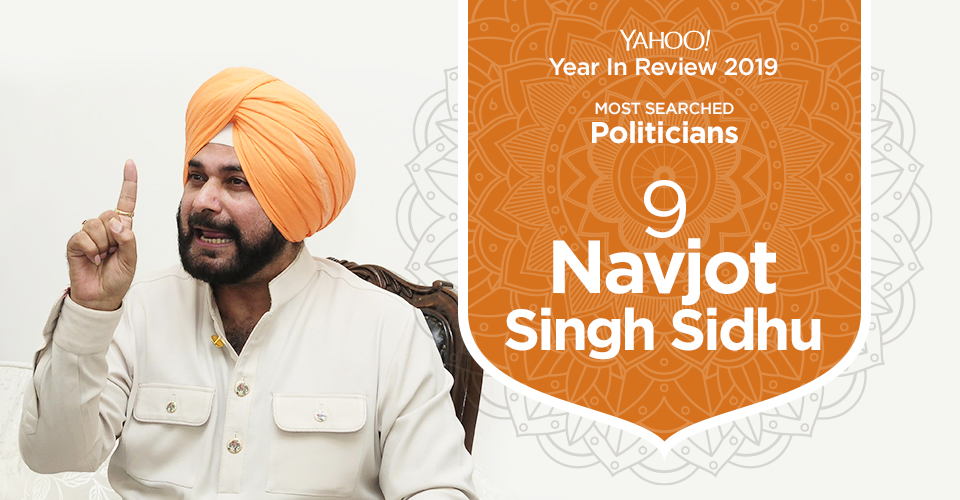 Navjot Singh Sidhu hardly contributed to India's political landscape in 2019 but made waves for his much-publicised friendship with the Pakistan prime minister Imran Khan and for his bear hug with Pakistan's army chief Qamar Javed Bajwa during a visit to the neighbouring country.