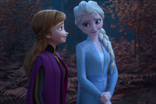 <p>Disney/Kobal/Shutterstock</p> Anna and Elsa in 'Frozen 2'