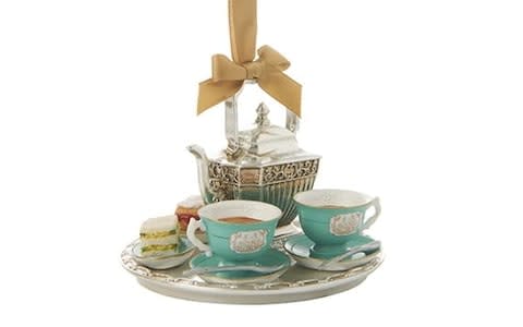 Afternoon Tea Tray Decoration - Credit: Fortnum &amp; Mason