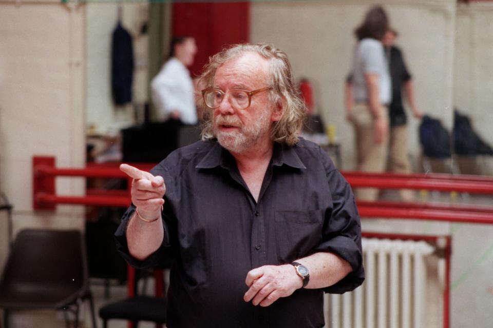 Peter Barnes in rehearsals in 1999Tony Buckingham/Evening Standard