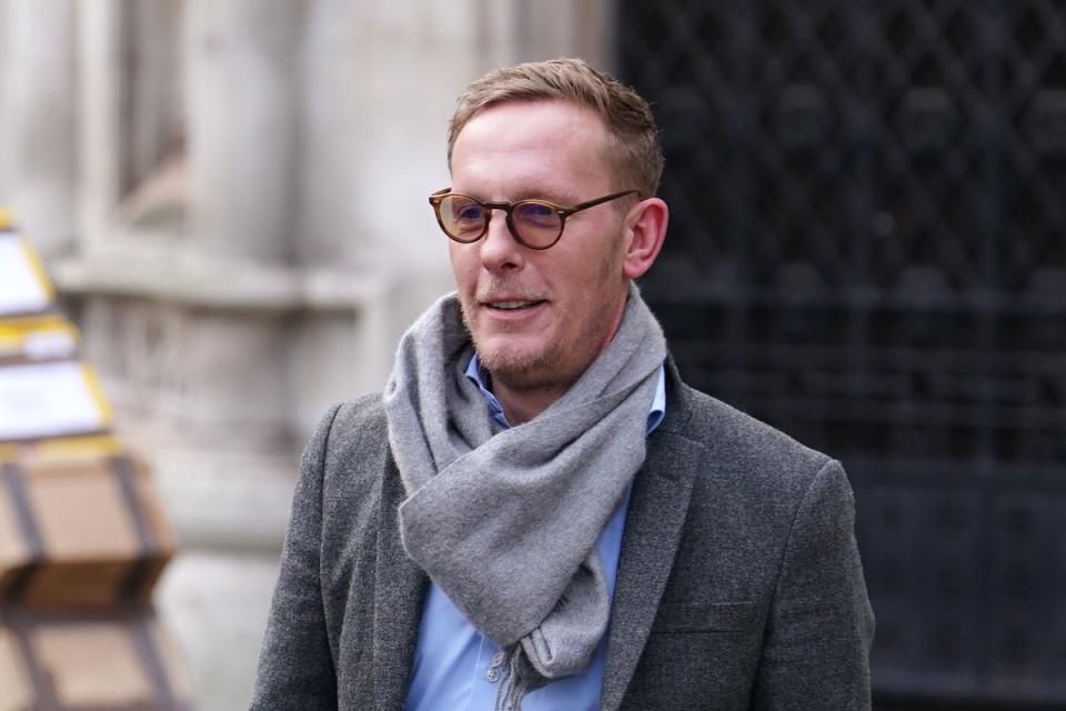 Piper’s ex husband Laurence Fox (PA Wire)