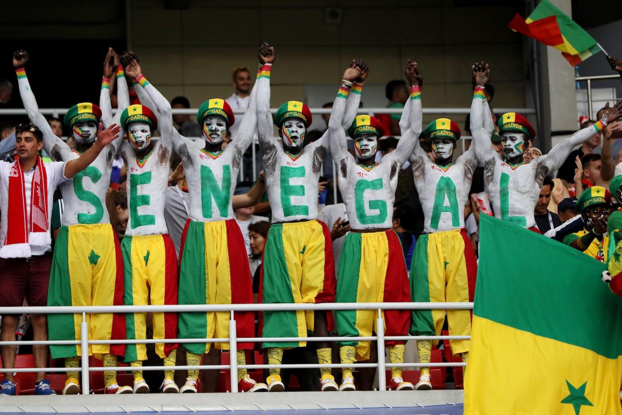 Senegal fans