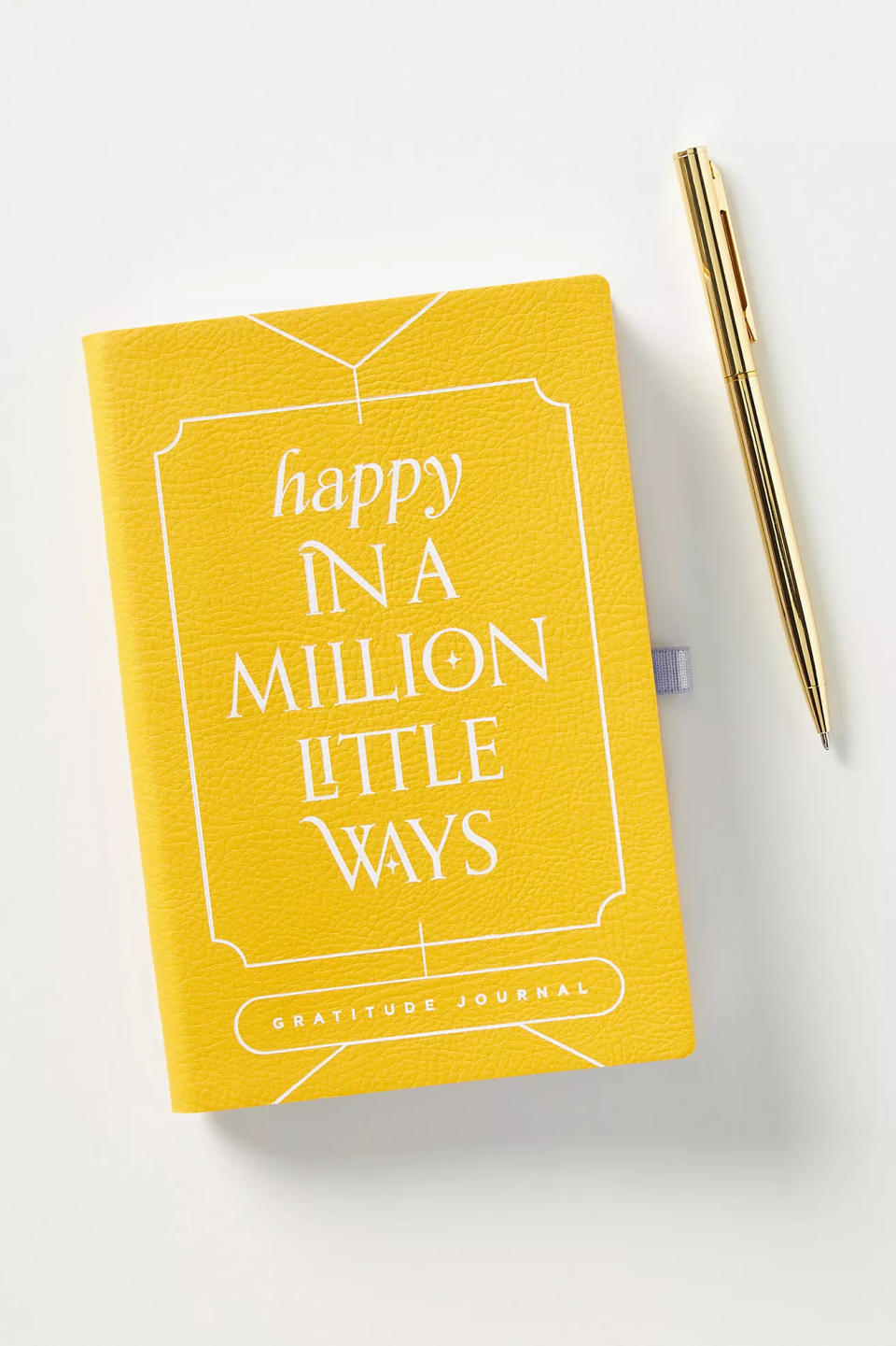 Holiday Gift Guide 2021: Happy In A Million Little Ways Gratitude Journal - Anthropologie