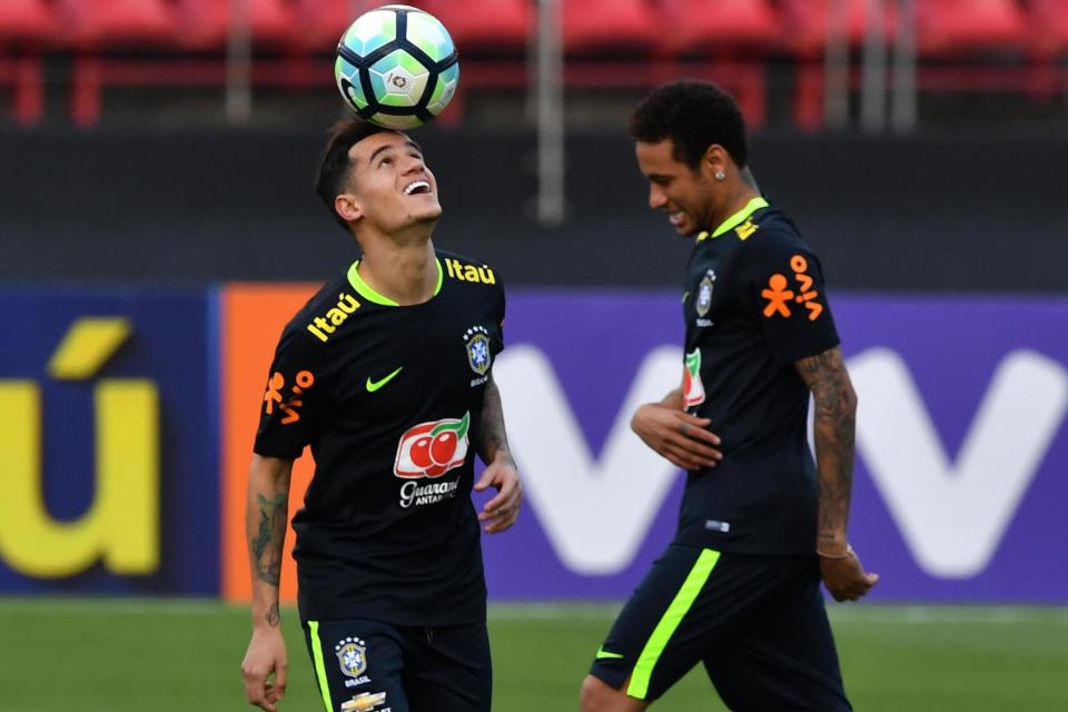 Coutinho and Neymar could be among the Brazilian stars training at Spurs this summer: AFP/Getty Images