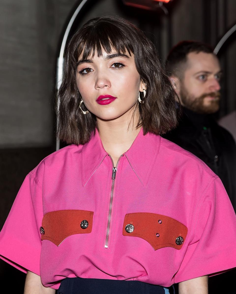 At the Calvin Klein Collection during New York Fashion Week at New York Stock Exchange on Feb. 13, 2018, in New York City.