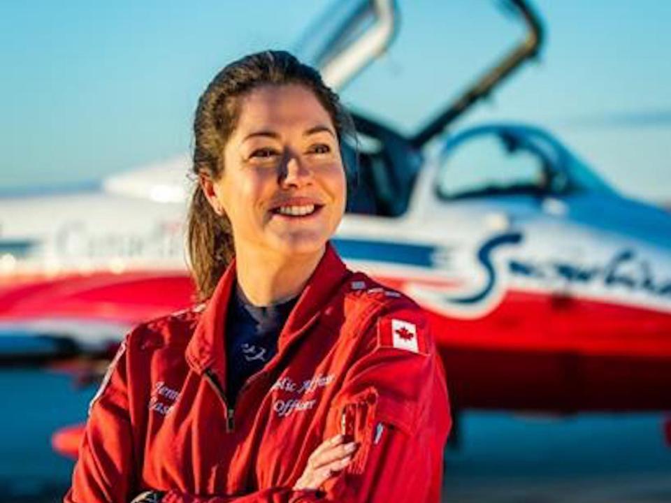 canada air force Captain Jenn Casey, CF Snowbirds Public Affairs Officer