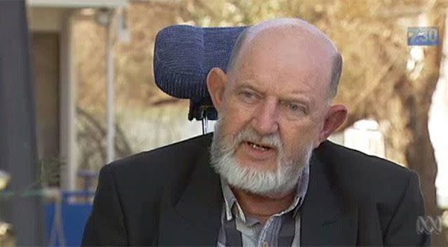 Max Bromson began researching euthanasia after being diagnosed with cancer. Image: ABC