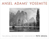 This cover image released by Little Brown and Company shows “Ansel Adams’ Yosemite,” by Ansel Adams. The book includes images from Yosemite National Park selected by Adams before his death in 1984. (Little Brown and Company via AP)