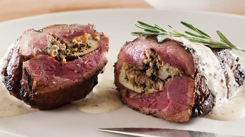 Carpetbagger steak stuffed with oysters 