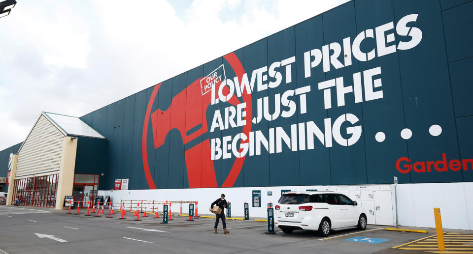 The front of a Bunnings store.