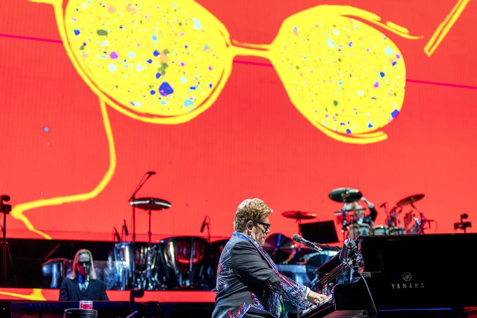 Elton John performs at Vivint Arena in Salt Lake City on Wednesday, Sept. 4, 2019. | Scott G Winterton, Deseret News