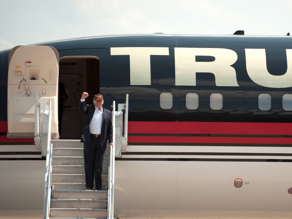 Donald Trump plane