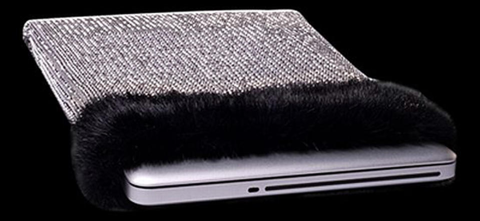 <div class="caption-credit"> Photo by: Coverbee.com</div><b>CoverBee diamond laptop sleeve, $11 million</b> <br> Don't you want to dress your computer in 8,800 diamonds and rare black sable fur from Siberia? No? <br>